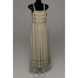 Japna Striped Romper Lined Jumpsuit Sz S